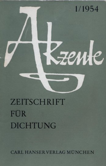Akzente 1/1954